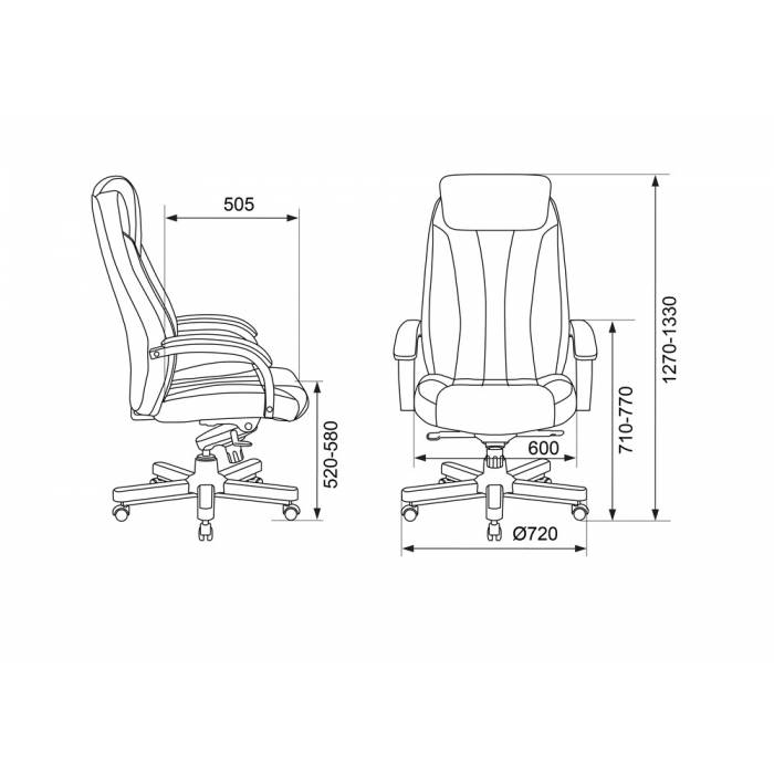 Кресло руководителя бюрократ т 9922 walnut